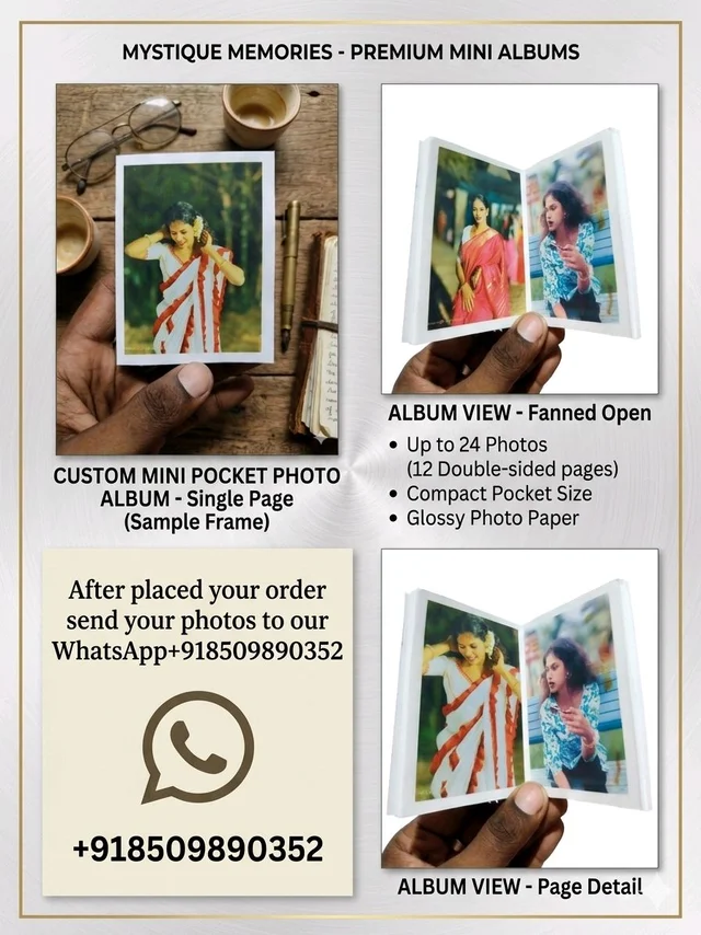 Mini Pocket Photo Album (24 Photos)