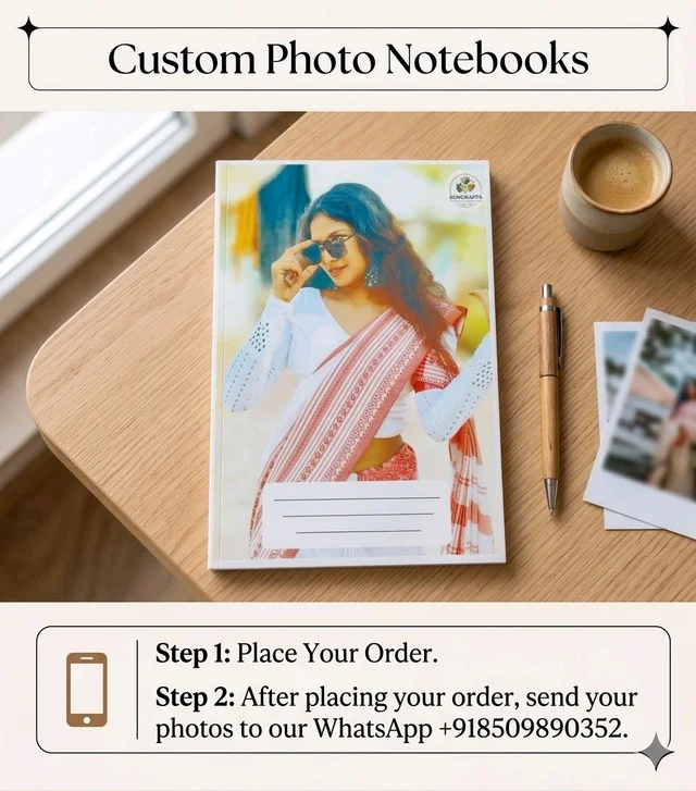 Customize Cover Notebook (Set Of 2) - 50 Pages, unruled