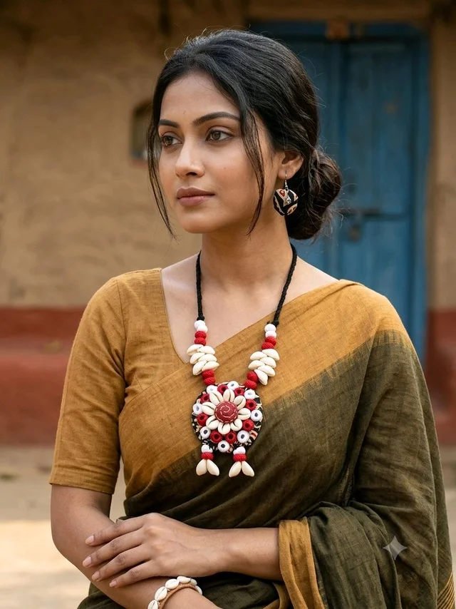 Handcrafted Cowrie Shell Jewellery Set