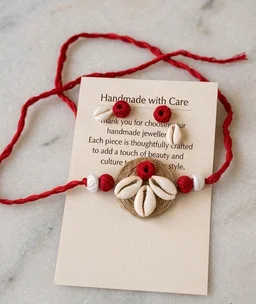Handmade Cowrie Shell Choker Set With Earrings