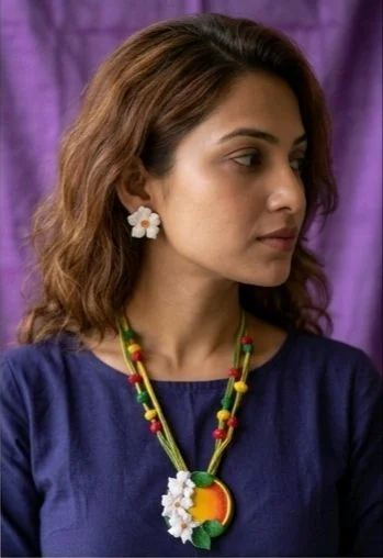 Handmade Polymer Clay Jewellery Set