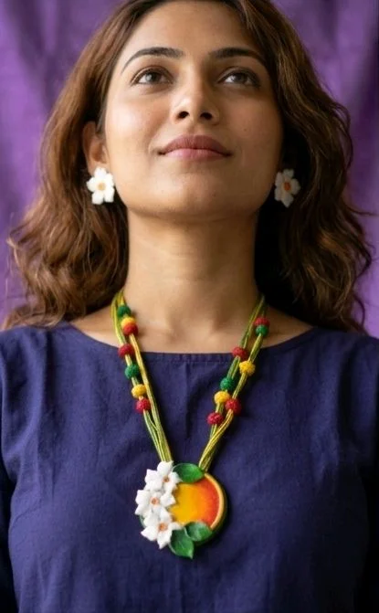 Handmade Polymer Clay Jewellery Set