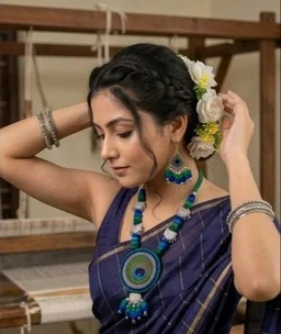 Krishna Inspired Handmade Jewellery Set