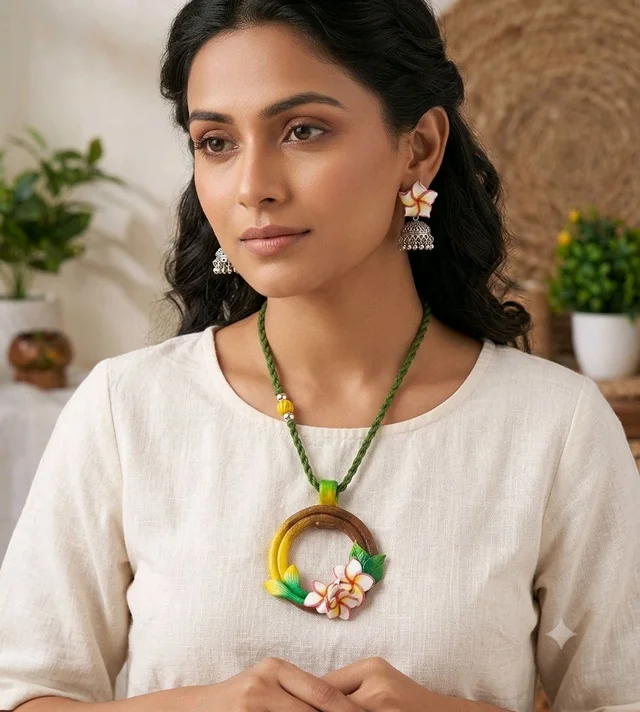 Handmade Polymer Clay Jewellery Set