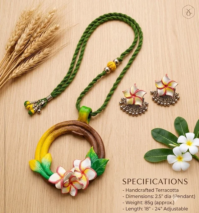 Handmade Polymer Clay Jewellery Set
