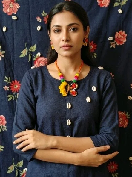 Flora And Fauna Terracotta Jewellery Set