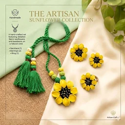 Handmade Green Thread Polymer Clay