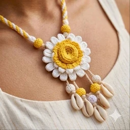 Handmade Polymer Clay Flowers Jewellery Set