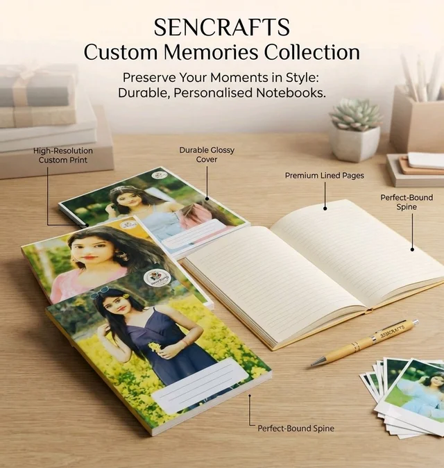 SenCrafts Customize Notebooks Set Of 5