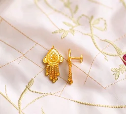 Golden Anti Turnished Earrings Set