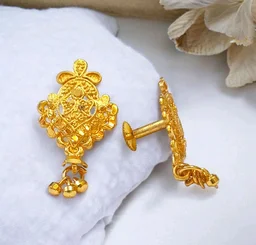 Golden Anti Turnished Earrings Set