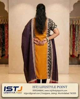 বুটিক নাইটি – Mustard Yellow Printed - Free Size UpTo 44