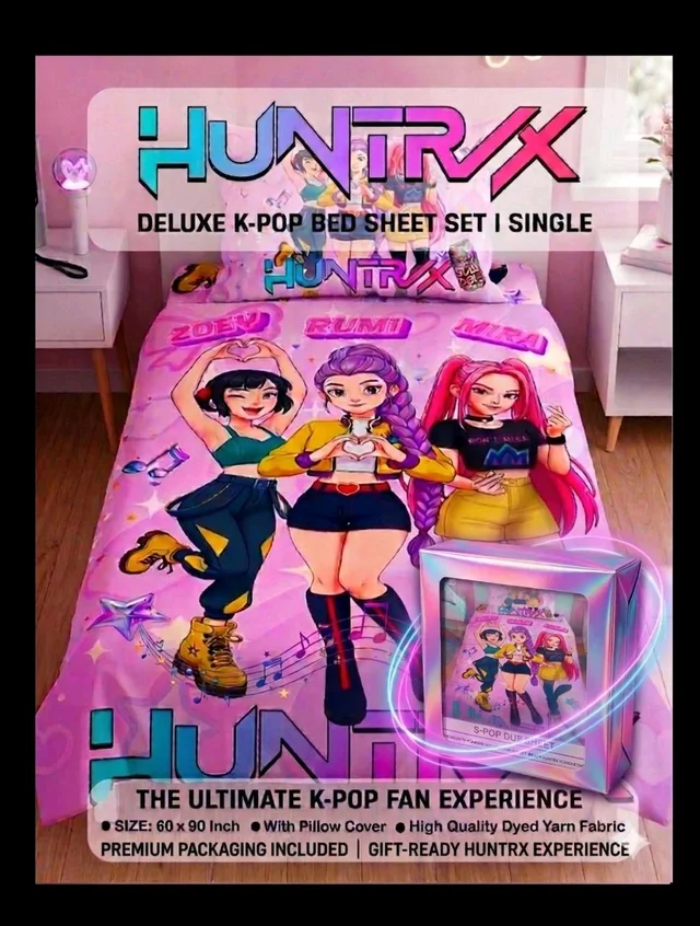K Pop Bed Sheet
