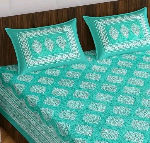 Cotton Jaipuri Double Bed Sheet 