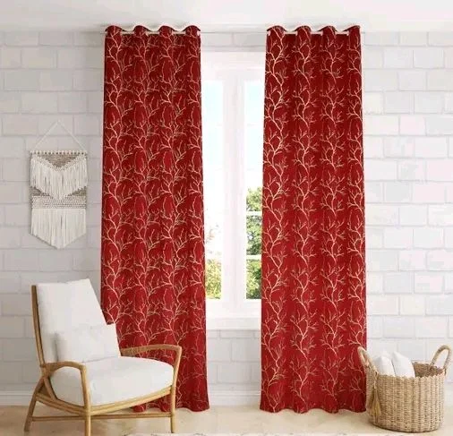 Velvet Foil Curtain  1p