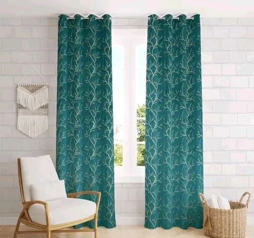 Velvet Foil Curtain 1p