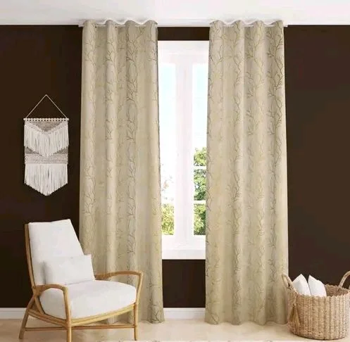 Velvet Foil Curtain 1p