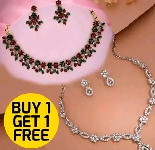 Necklace Set Buy1get1 Free