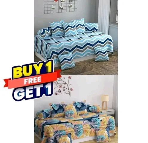Cotton Divan Set Buy1 Get 1 Free 