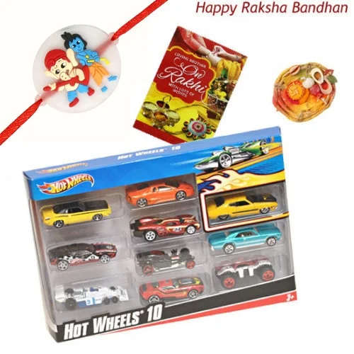 kids car chawal roli rakhi