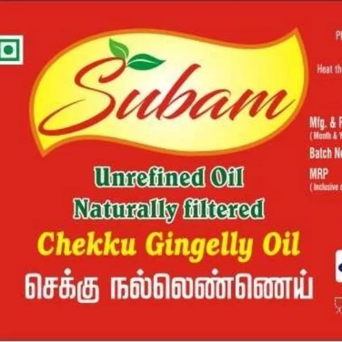 Chekku nallennai with palm jaggery added