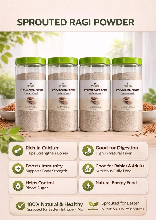 SPROUTED RAGI POWDER