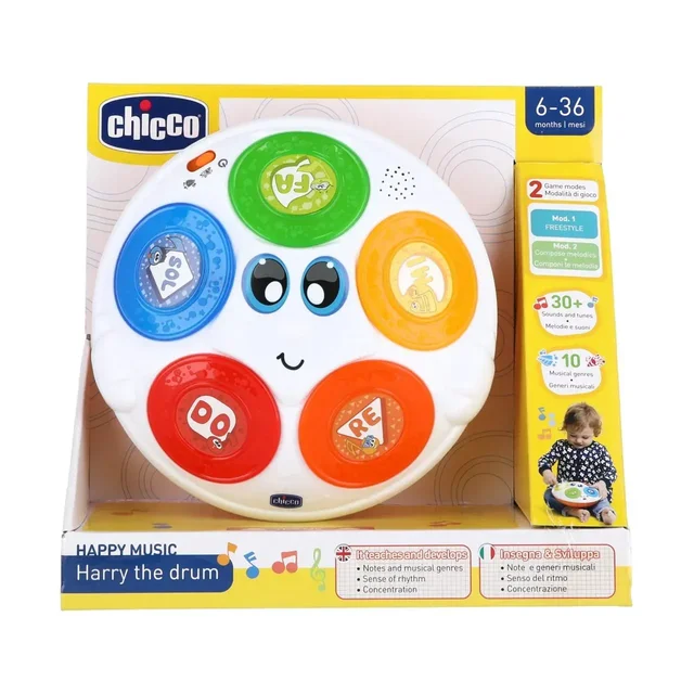 CHICCO TOY HAPPY MUSIC HARMONIC DRUM