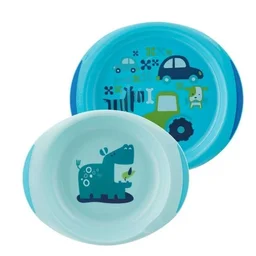 CHICCO DISH SET 12M+ BOY/NUETRAL
