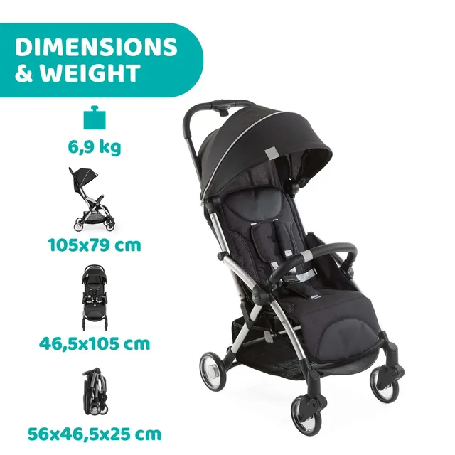 CHICCO GOODY PLUS STROLLER PINK