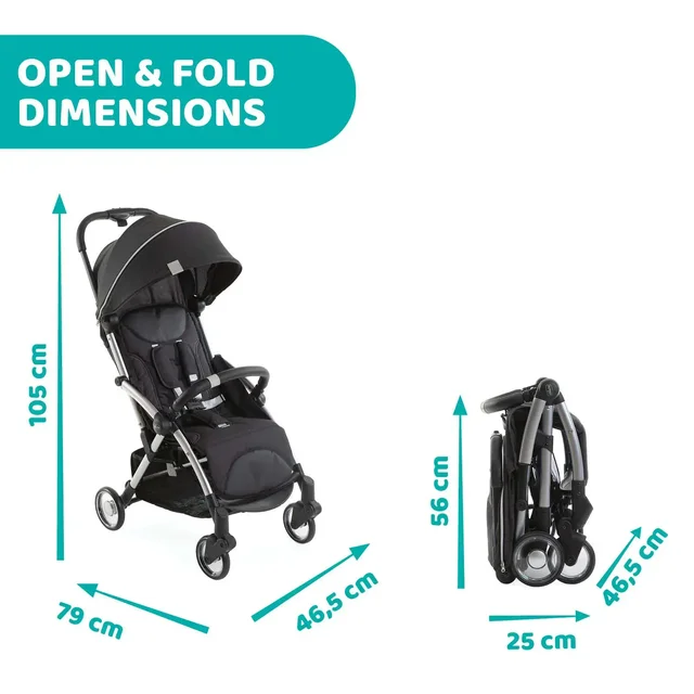 CHICCO GOODY PLUS STROLLER PINK