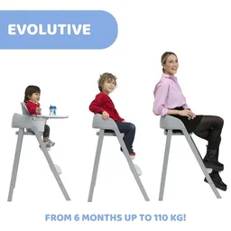 CHICCO CRESCENDO UP HIGHCHAIR TURIN GREY RE_LUX