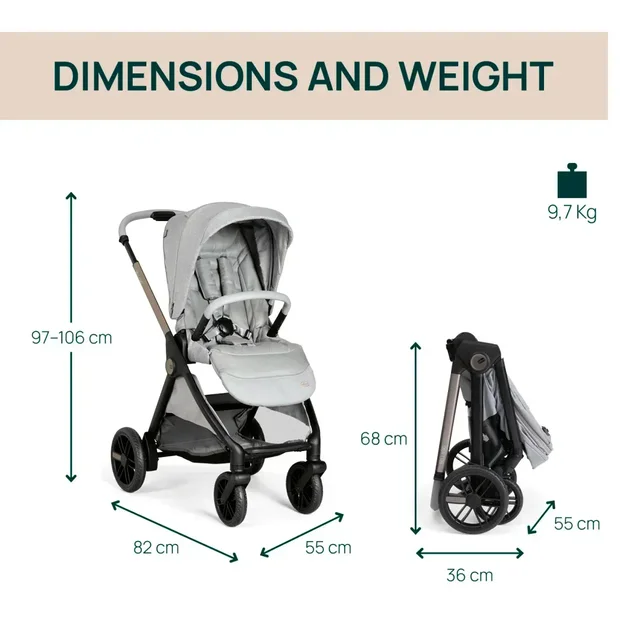 CHICCO BELLAGIO 2 STROLLER LUNAR ROCK