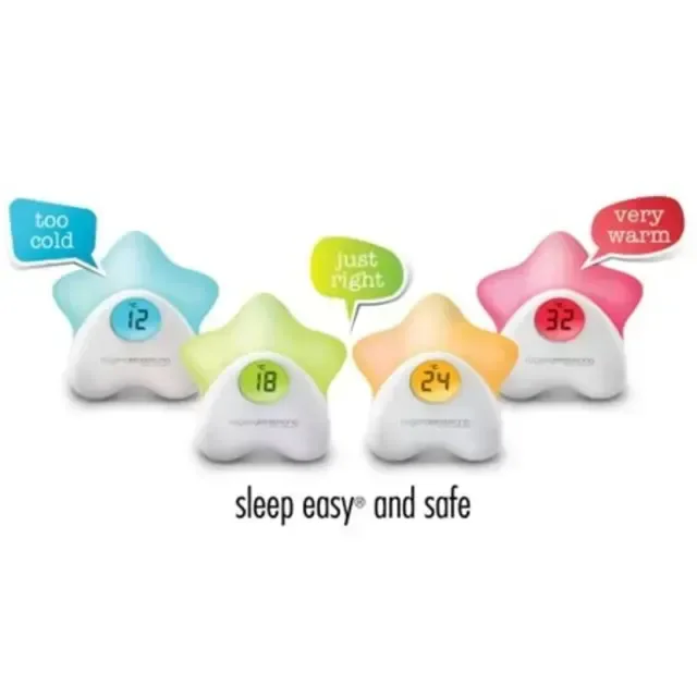 CHICCO NIGHT LIGHT STAR THERMOMETER