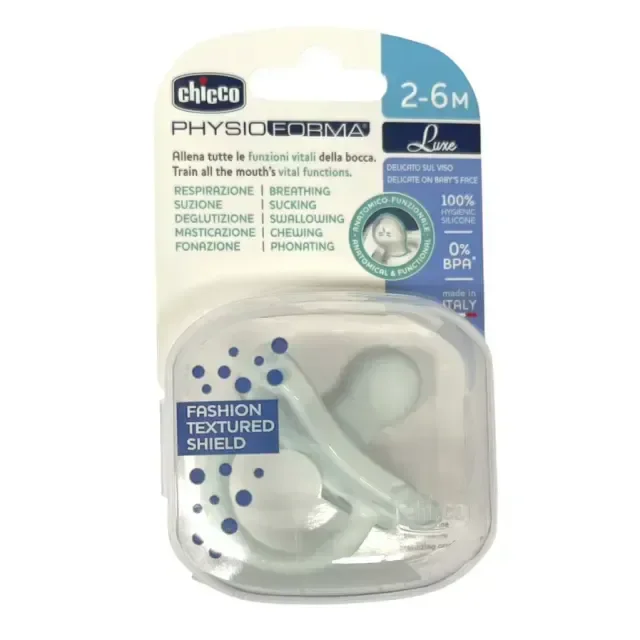 CHICCO PH.FORMA SOOTHER SOFT LUXE 2-6 1P GREEN