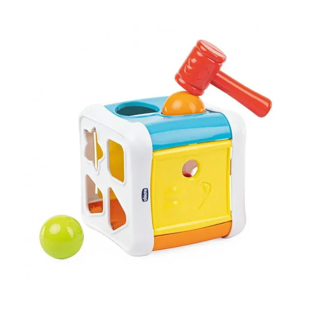 CHICCO TOY S2P 2IN1 SORT&BEAT CUBE China