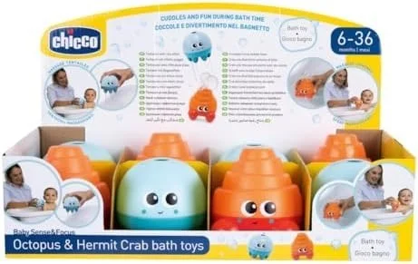 CHICCO TOY BSF DISPLAY BOX BATH TOYS 8PZ