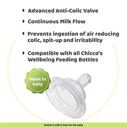 CHICCO WB FEEDING BOTTLE 250ML (2M+) NEW GREEN