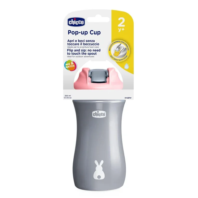 CHICCO KIDS POP-UP CUP 2Y+ PINK
