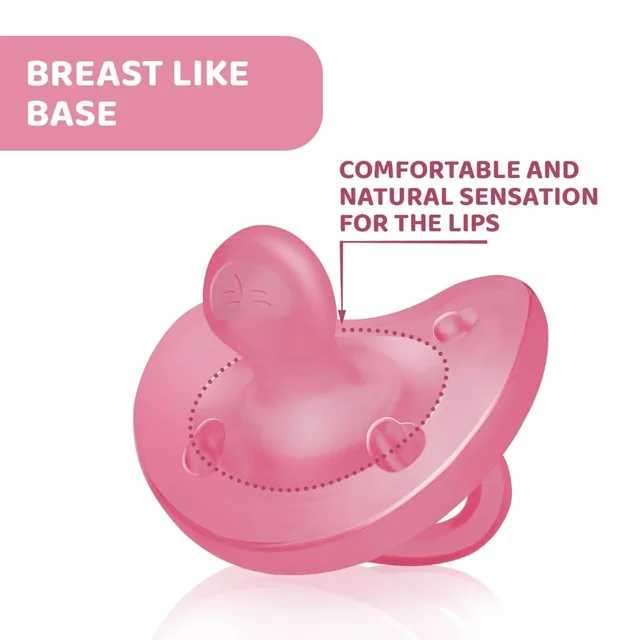 CHICCO SOOTHER PHYSIO SOFT PINK 16-36M 1PC B