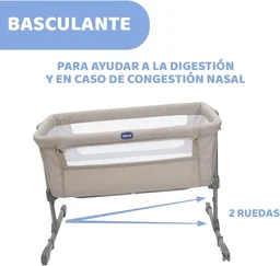 CHICCO N2M ESSENTIAL CO-SLEEP. CRIB DUNE RE_LUX