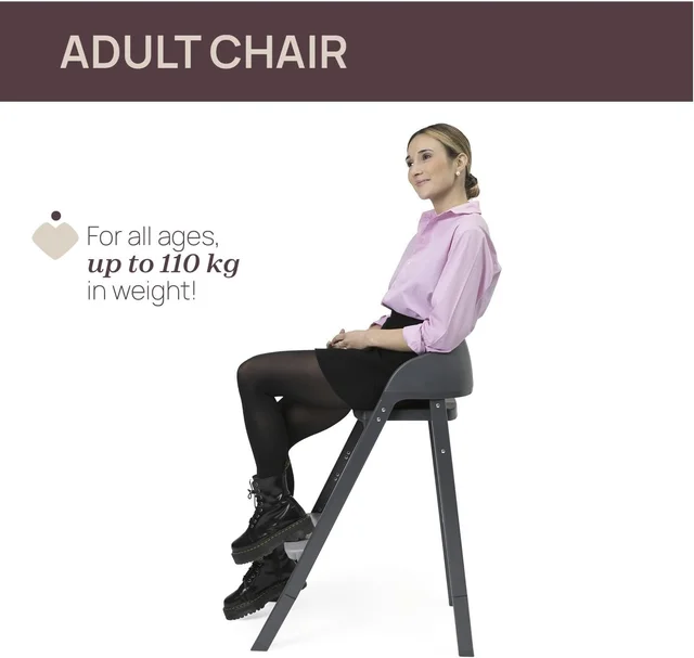 CHICCO CRESCENDO UP HIGHCHAIR ETNA BLACK RE_LUX