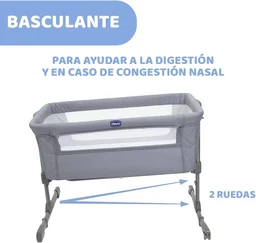 CHICCO N2M ESSENTIAL COSLEEP. CRIB STONE RE_LUX