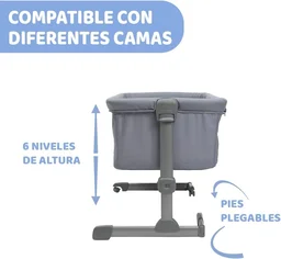 CHICCO N2M ESSENTIAL COSLEEP. CRIB STONE RE_LUX