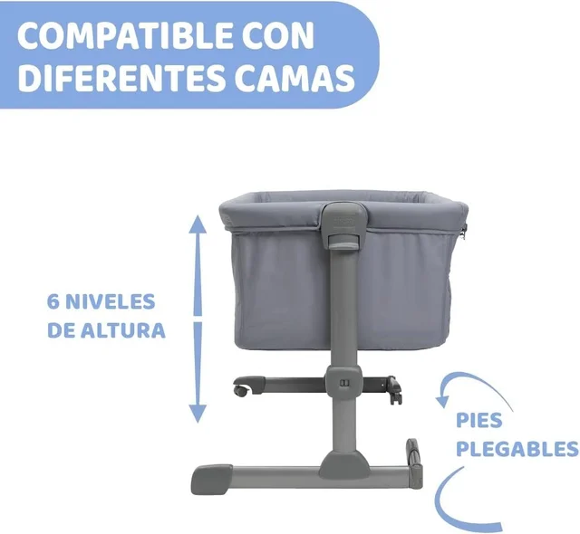 CHICCO N2M ESSENTIAL COSLEEP. CRIB STONE RE_LUX