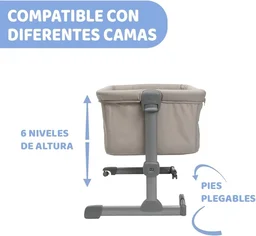 CHICCO N2M ESSENTIAL CO-SLEEP. CRIB DUNE RE_LUX