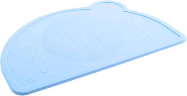 CHICCO SILICONE PLACE MAT TEAL 18M+