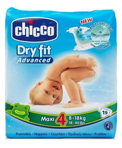 CHICCO DIAPER DRY FIT ADV NEW BORN 27