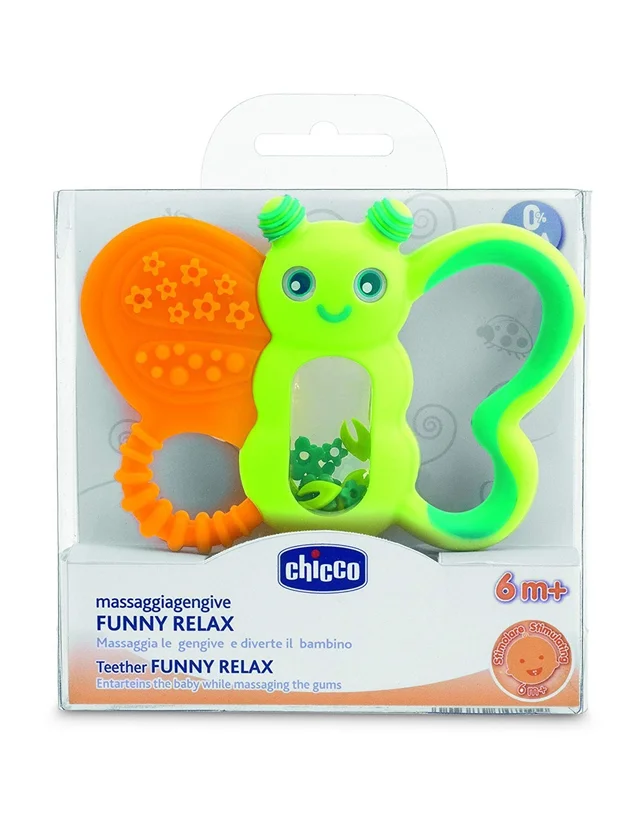 CHICCO FUNNY RELAX TEETHER 6M+ 1PC