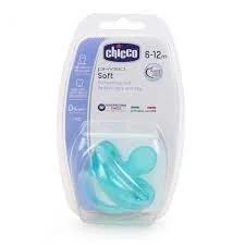 CHICCO SOOTHER PH. SOFT BLUE SIL 6M-12M 1PC B