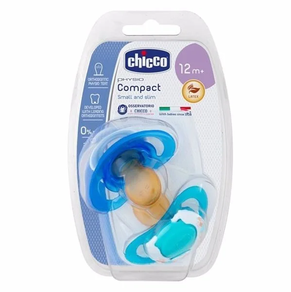 CHICCO SOOTHER PH. COMPACT BLUE LX 12/16-36M 2PB